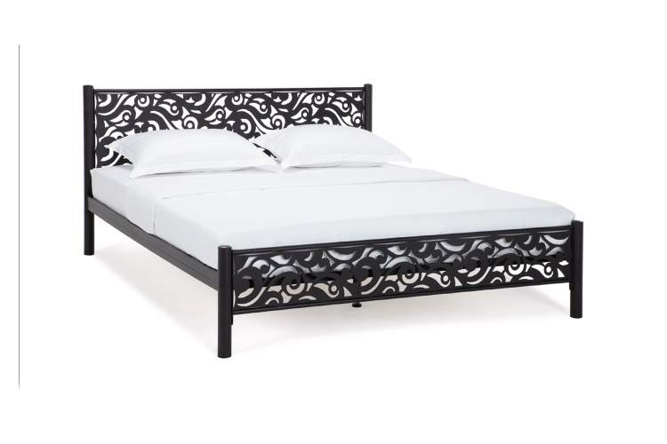 Кровать Парма 180*200, черный шагрень