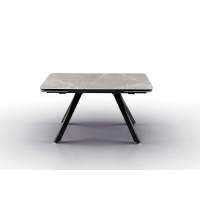 Стол Леон NEW, Керамогранит, Черный/Bayona grey