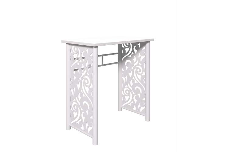 Туалетный столик Пармин белый шагрень-2