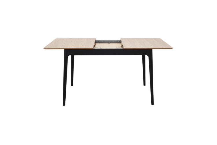 Стол раздвижной Плей 120(155)*80 Дуб Светлый/черн.-6