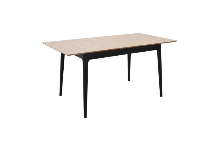 Стол раздвижной Плей 120(155)*80 Дуб Светлый/черн.-2