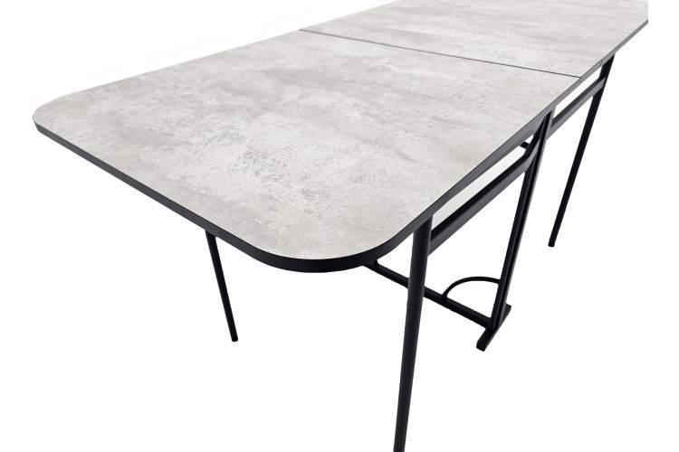 Стол-книжка Искра, Цемент, Черный муар-1