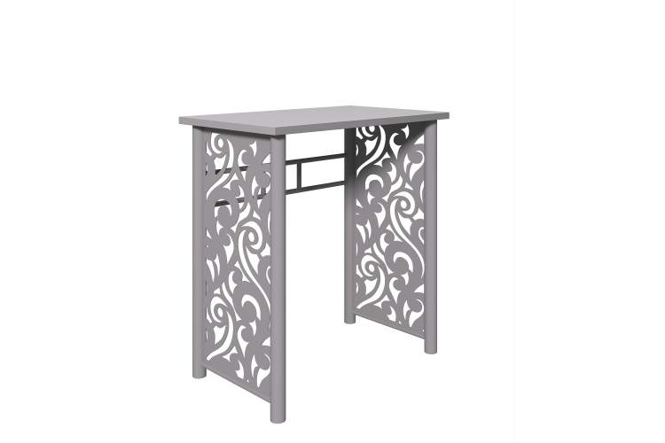 Туалетный столик Пармин серый шагрень