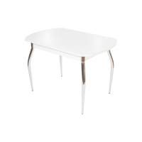 Стол Ривьера СВ, Стекло, Белый