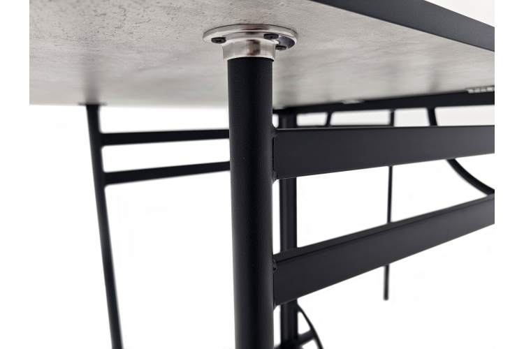 Стол-книжка Искра, Цемент, Черный муар-5