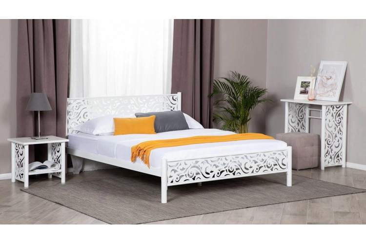 Кровать Парма 140*200, белый шагрень-2