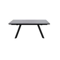 Стол Монако NEW, Керамогранит, Черный матовый муар/Greys black
