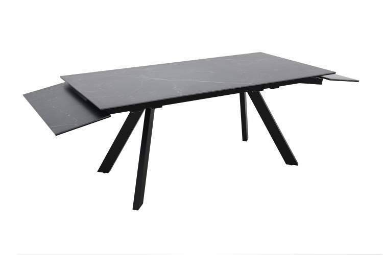Стол Монако NEW, Керамогранит, Черный матовый муар/Greys black-6