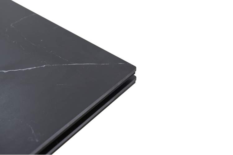 Стол Монако NEW, Керамогранит, Черный матовый муар/Greys black-7