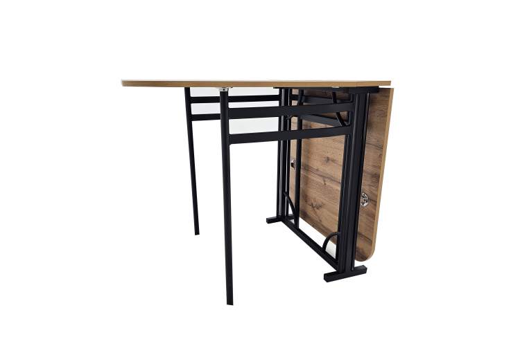 Стол-книжка Искра, Дуб вотан, Черный муар-4