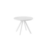 Стол Рондо М D100, Белый, МАТТЕЛЮКС/белыЙ