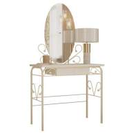 Стол дамский МК-8 с ящиком, ММД303, Белый