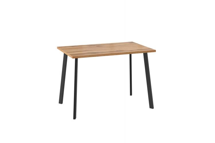 Стол Уно, нераздвижной 110х70, ДУБ ВОТАН/ЧЕРНЫЙ