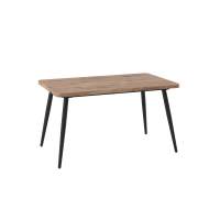 Стол Вояж 140, Дуб Веллингтон/Чёрный