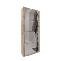 Обувница ЛАЙТ 4 МП (Дуб Вотан / Зеркало)