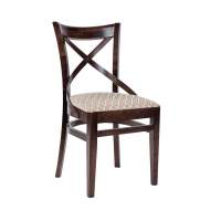 Стул Соло Венский 2, Темный орех,Ткань, шелк Призма 37/1