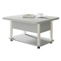 Стол-трансформер Дебют 3, Серый/Ножки белые