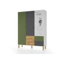 Шкаф STORY Цветаева 149, белый шёлк