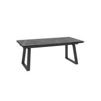 Стол Барон 200, Камень Тёмный Compakt cer/Чёрный