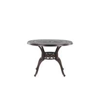 Стол круглый из литого алюминия ОРХИДЕЯ «ORCHID» D80 арт.6077
