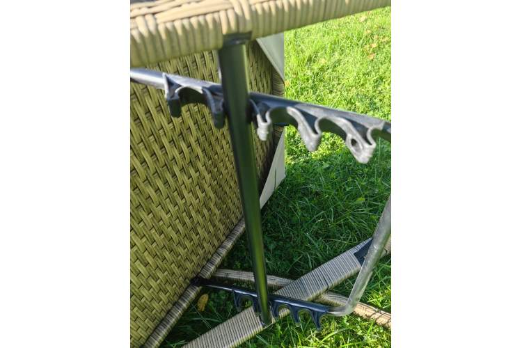 Комплект из искусственного ротанга два шезлонга Империал и столик Мара-2 (Greige)-5