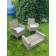 Комплект мебели Анкор Balcony Set с столиком Сантьяго greige