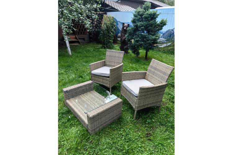 Комплект мебели Анкор Balcony Set с столиком Сантьяго greige-2