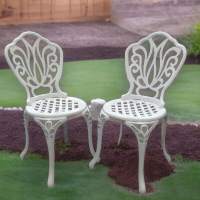 Стул из литого алюминия ФЕНИКС «FENIX» — White