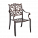 Комплект из литого алюминия стол квадратный АДОНИС «ADONIS» 90х90 + 4 кресла БОСТОН-2 «BOSTON-2»