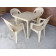 Комплект пластиковой мебели «Элегант» (стол квадратный 800х800 + 4 кресла Элегант)