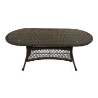 Стол овальный 1800х900х750 мм из ротанга МЭДИСОН «MADISON» арт.79903