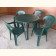 Комплект пластиковый мебели «Ривьера» (стол круглый D 900 + 4 кресла Элегант)