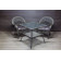 Садовый комплект из искусственного ротанга Мэдисон НЬЮ (Medison NEW) стол квадратный 80х80 + 2 кресла с подушками на сиденье