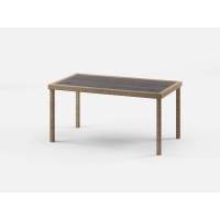 Обеденный стол Кингстон Макси 160х90, искусственный ротанг — Wood