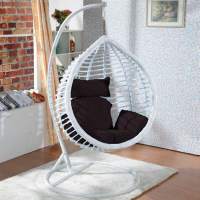 Подвесное кресло из искусственного МД-203 big white