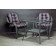 Садовый комплект из искусственного ротанга Мэдисон НЬЮ (Medison NEW) стол квадратный 80х80 + 2 кресла с подушками на сиденье и спинку