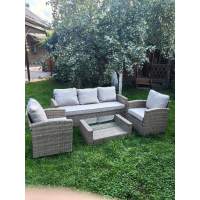 Комплект мебели из искусственного ротанга Сантьяго Terrace Set Greige