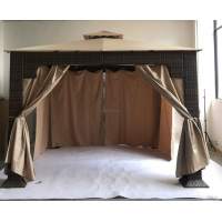 Беседка-тент садовая. Шатер из ротанга Кантри «Country»