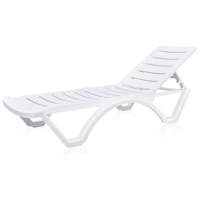Шезлонг, лежак пластиковый «AQUA» АКВА арт. 595