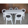 Комплект пластиковой мебели «Нирвана» (стол прямоугольный 1500х900 + 6 кресел Цертоса)