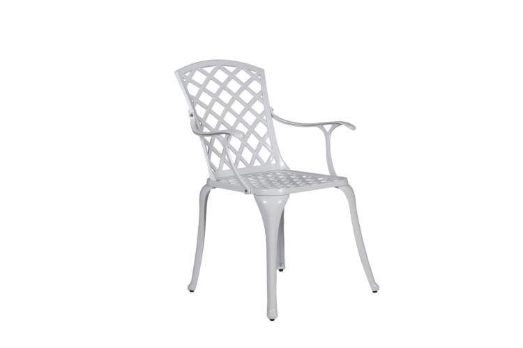 Кофейный набор уличной мебели из литого алюминия столик Вилла + 2 кресла Седона-1