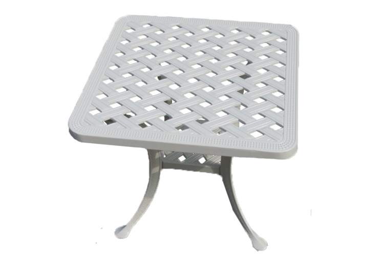 Кофейный набор уличной мебели из литого алюминия столик Вилла + 2 кресла Седона-2