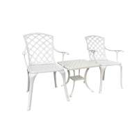 Кофейный набор уличной мебели из литого алюминия столик Вилла + 2 кресла Седона