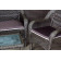 Садовый комплект из искусственного ротанга Мэдисон НЬЮ (Medison NEW) terrace set с прямоугольным столиком с подушками на сиденье