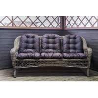 Диван 3-местный из искусственного ротанга МЭДИСОН “MADISON” арт.A00079 с подушками на сидение и спинку