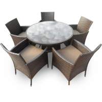 Обеденная группа из искусственного ротанга КАРОЛИНА «CAROLINA» (6 предметов)
