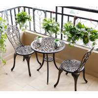 Кофейный комплект из литого алюминия Виктория (Victoria) — Bronze