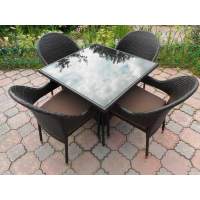 Обеденная группа из искусственного ротанга АВРОРА «AURORA»
