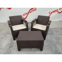 Комплект уличной мебели под искусственный ротанг Yalta Balcony Set