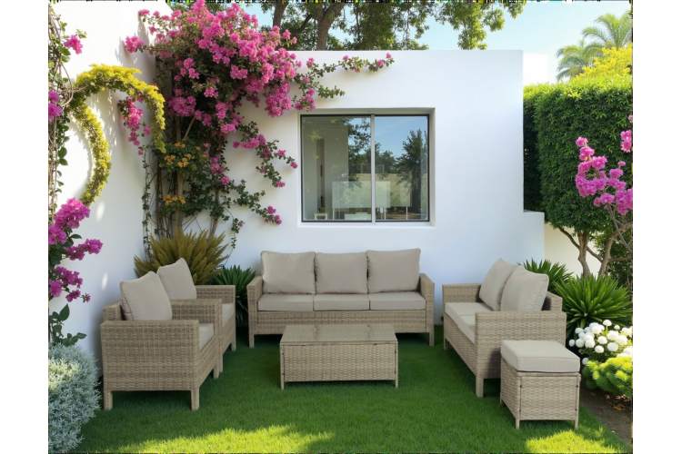 Комплект мебели из ротанга НУСА Greige